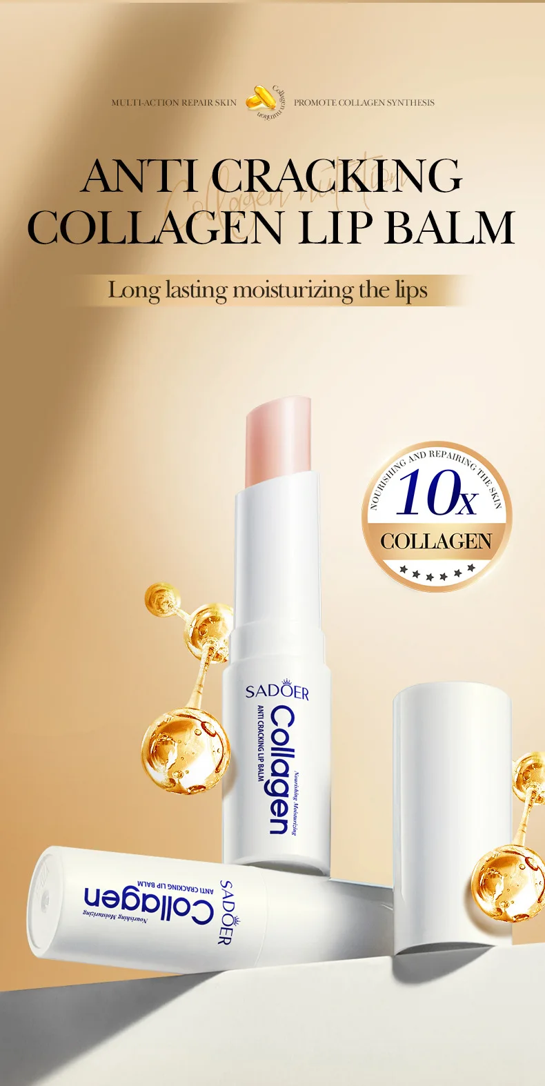 SADOER Collagen Lip Balm product information