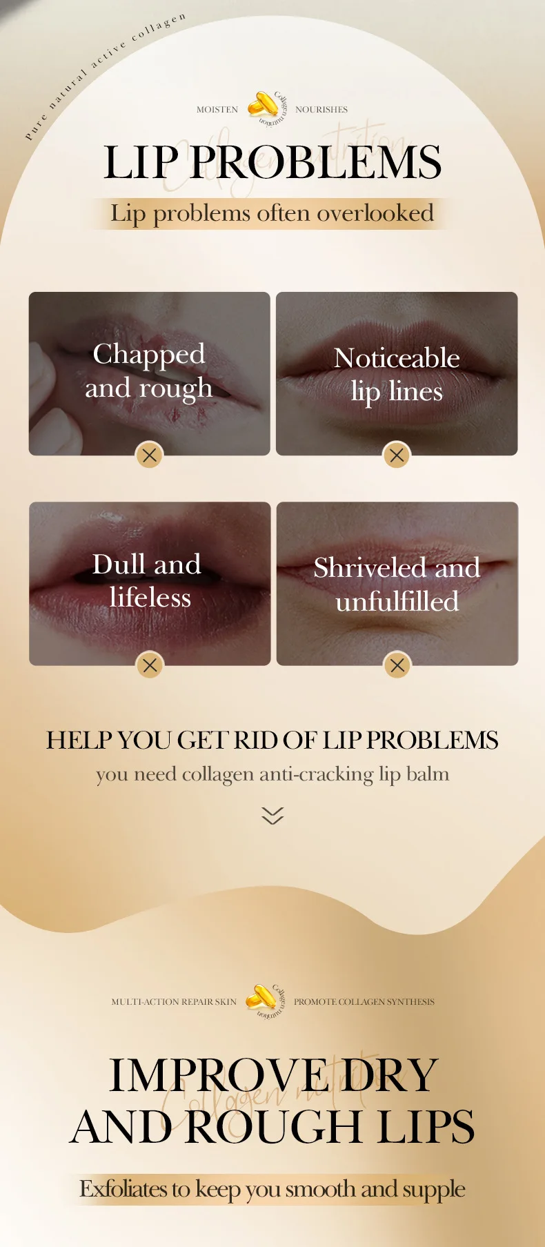 SADOER Collagen Lip Balm product information