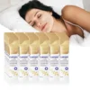 SADOER Collagen Sleeping Face Mask packets with a woman sleeping for overnight skin renewal.