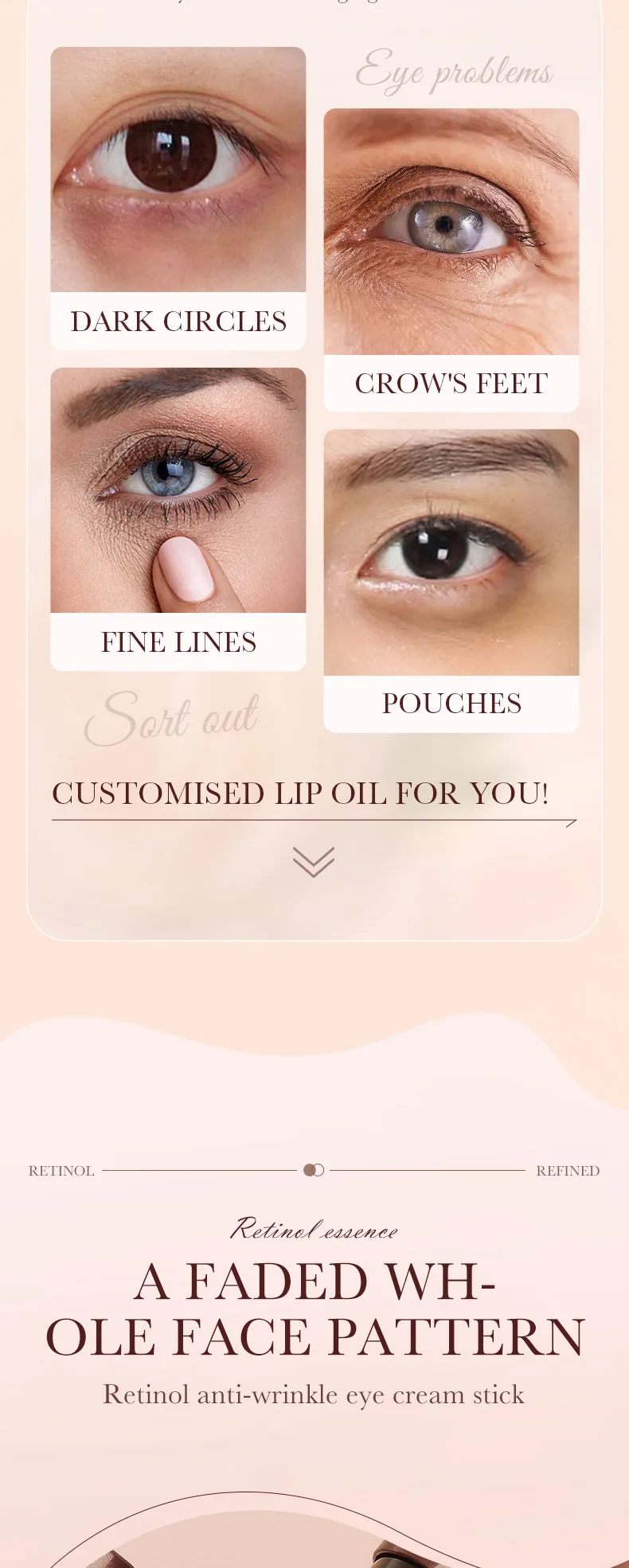 SADOER Retinol Eye Cream Stick product information