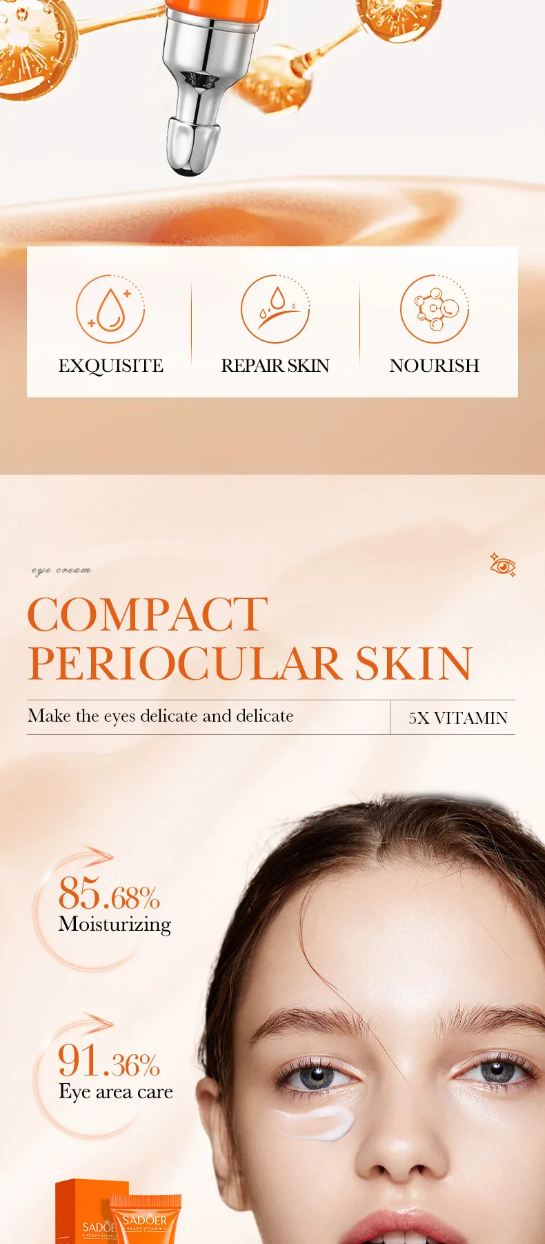 SADOER Vitamin C Eye Cream product information
