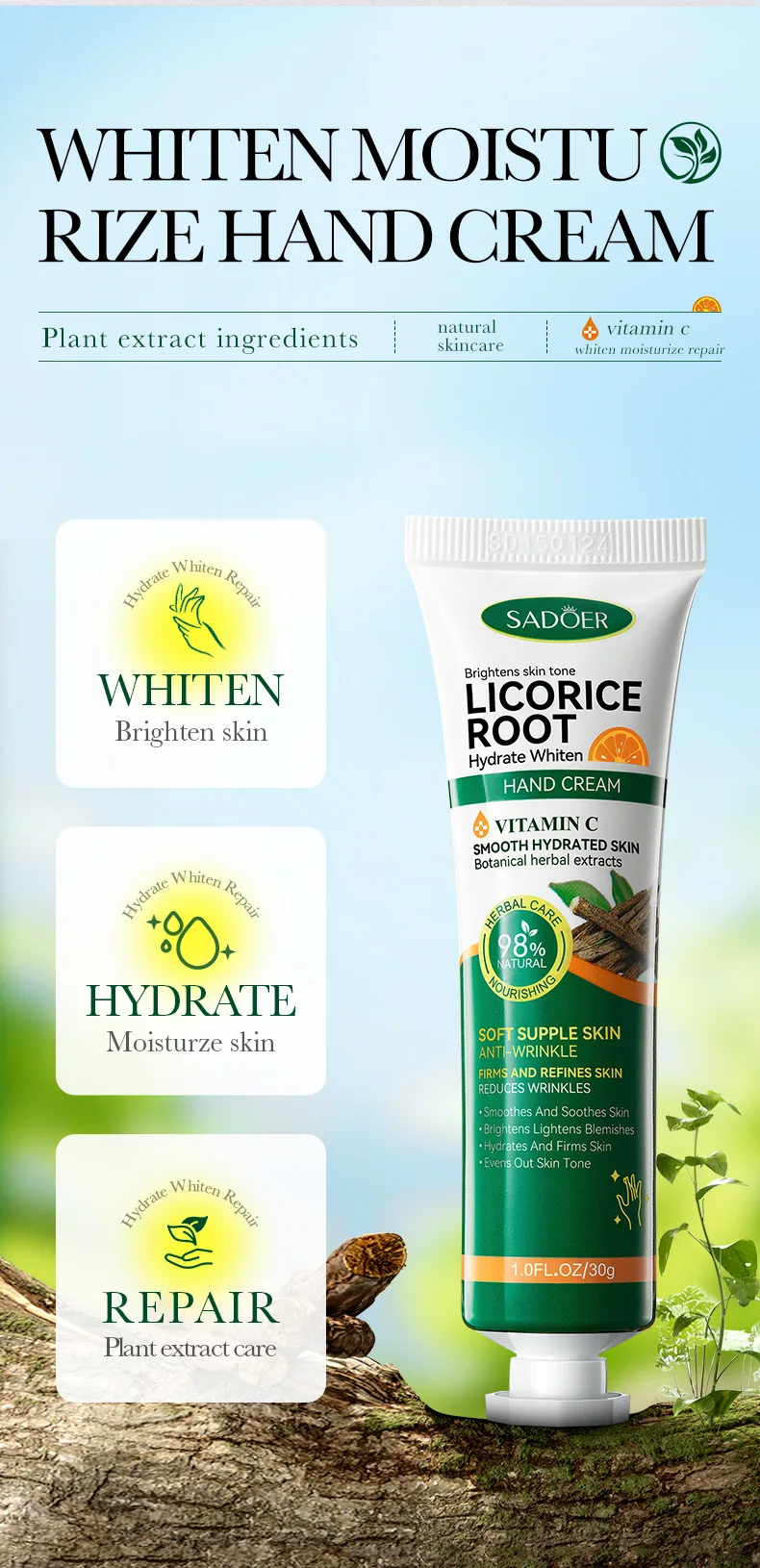 SADOER Vitamin C Licorice Hand Cream product information