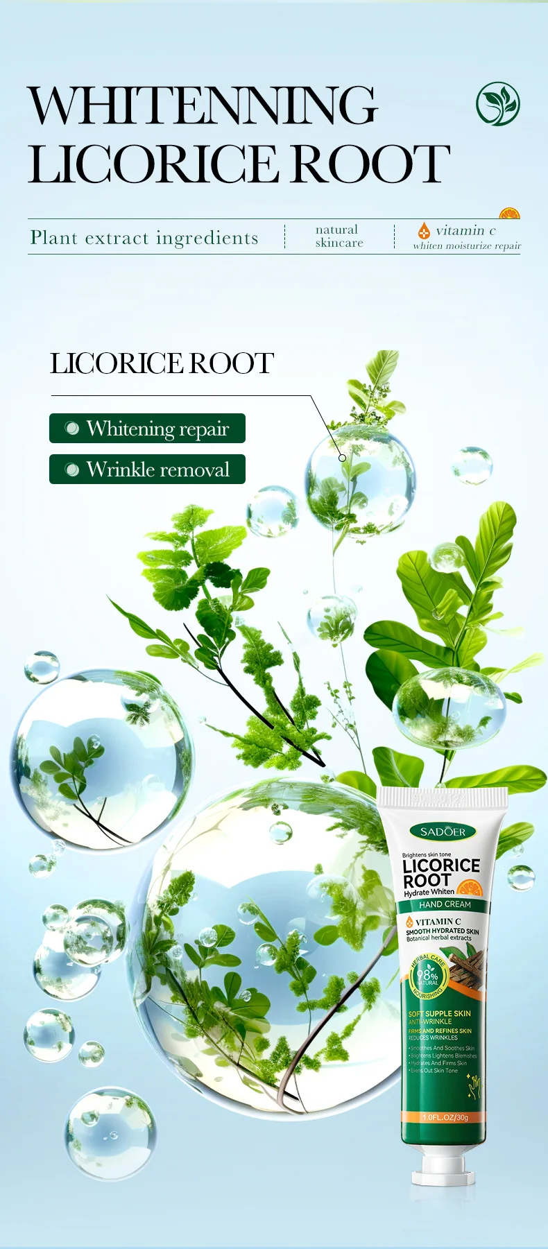SADOER Vitamin C Licorice Hand Cream product information