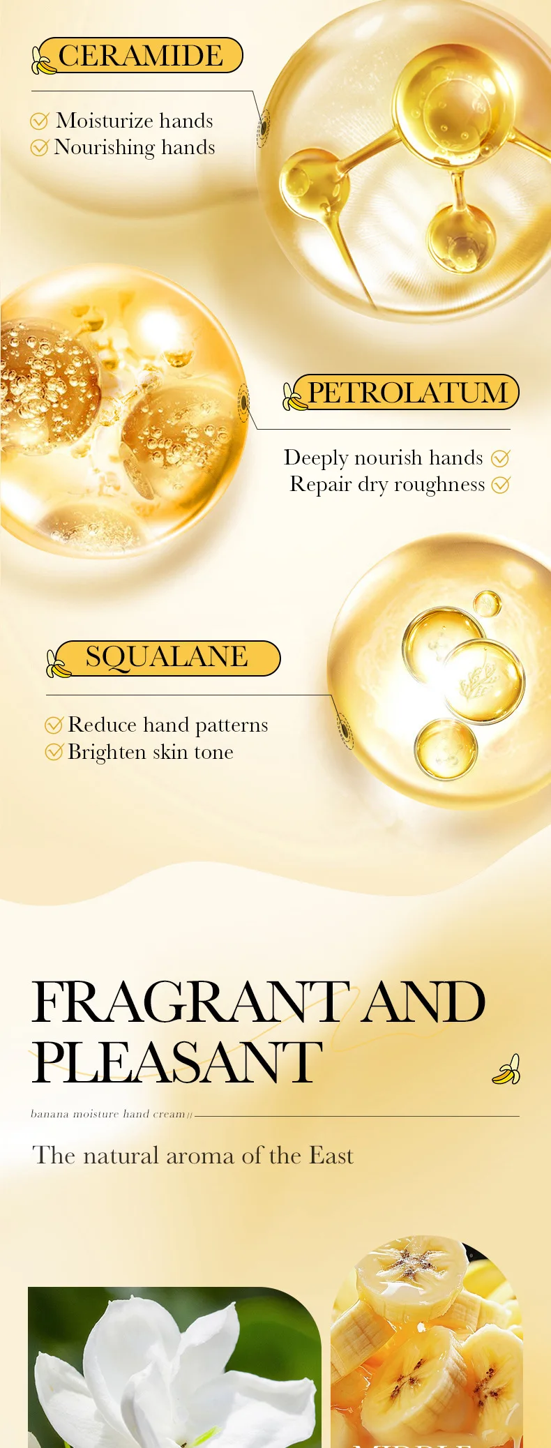 SADOER Banana Hand Cream product information