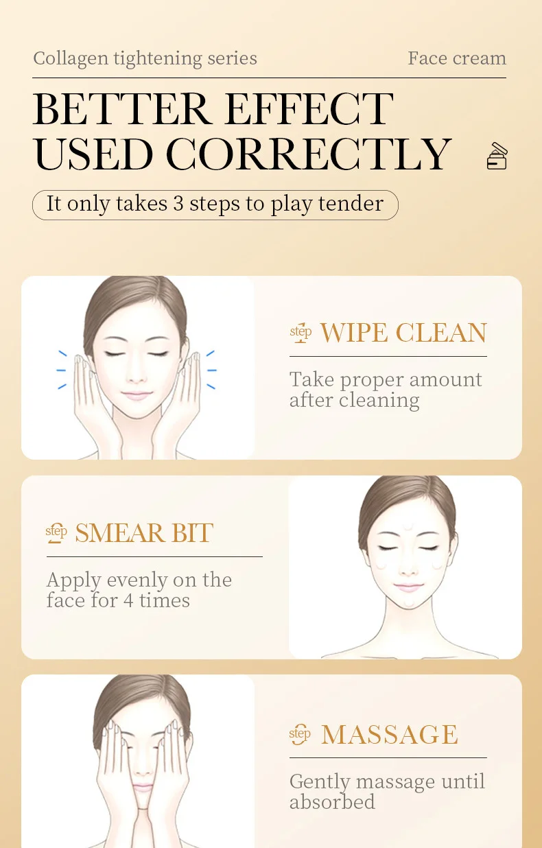 SADOER Collagen Face Cream product information