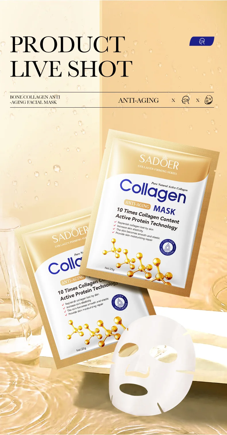 SADOER Collagen Face Sheet Mask product information