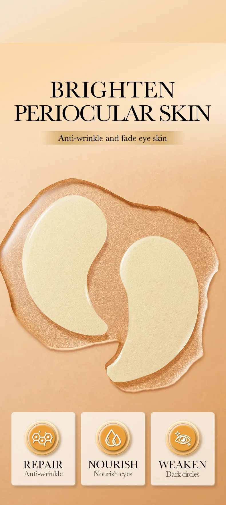 SADOER Crystal Collagen Eye Mask Patches product information