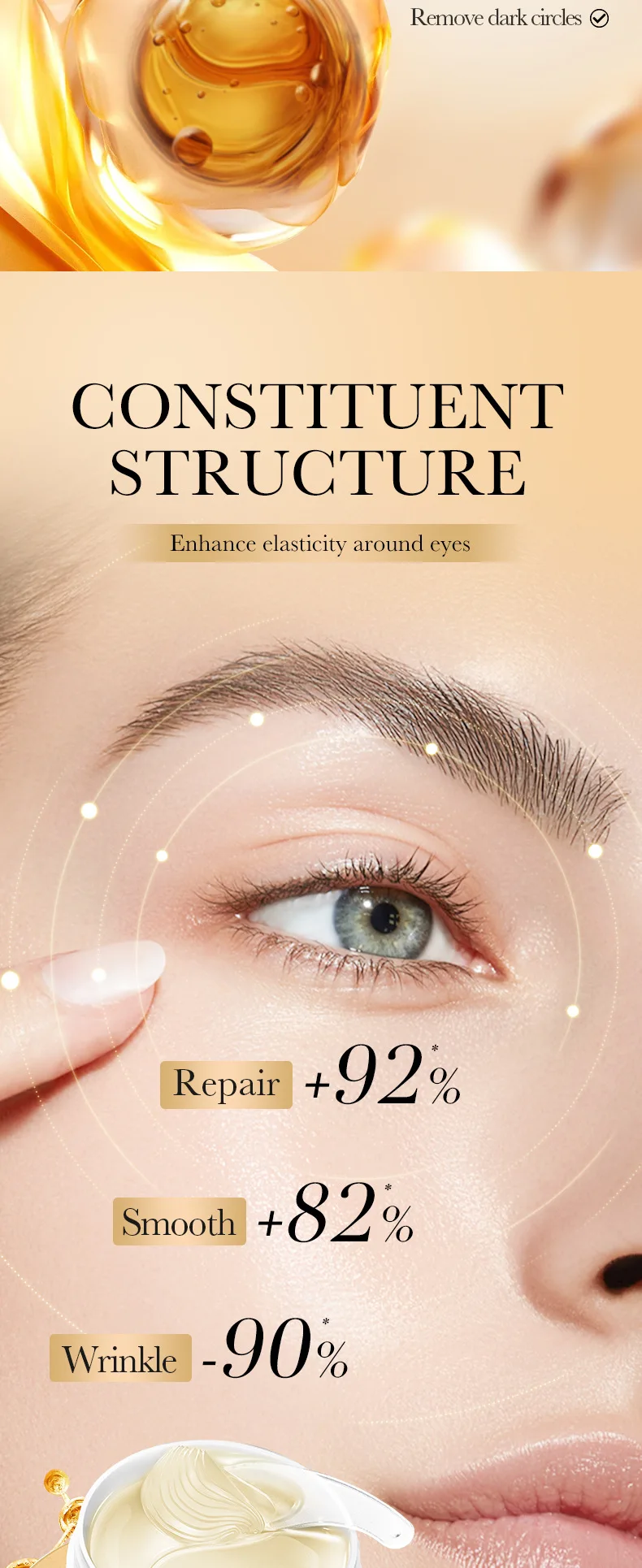 SADOER Crystal Collagen Eye Mask Patches product information