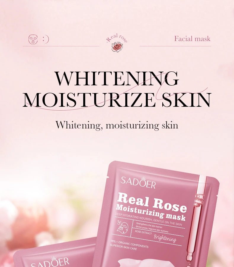 SADOER Fruit Floral Face Sheet Mask Set of 10 product information