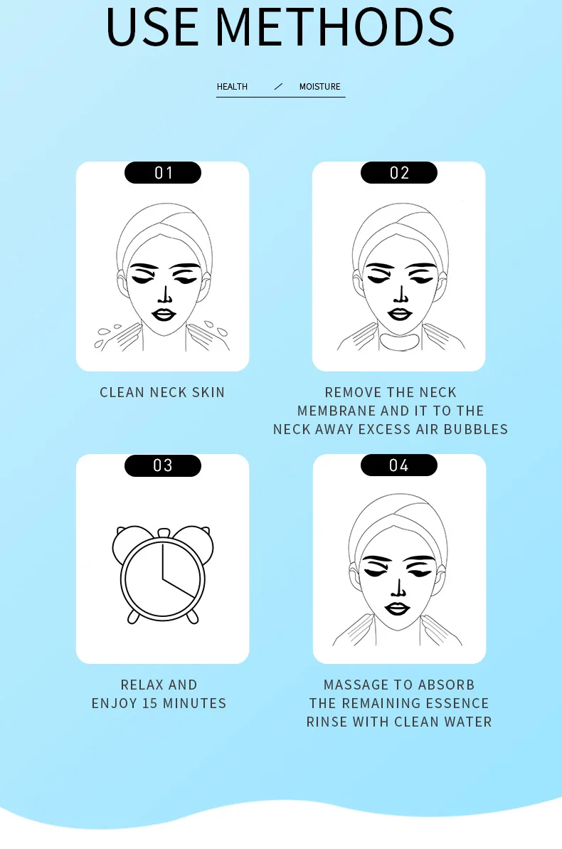 SADOER Hyaluronic Acid Neck Mask product information