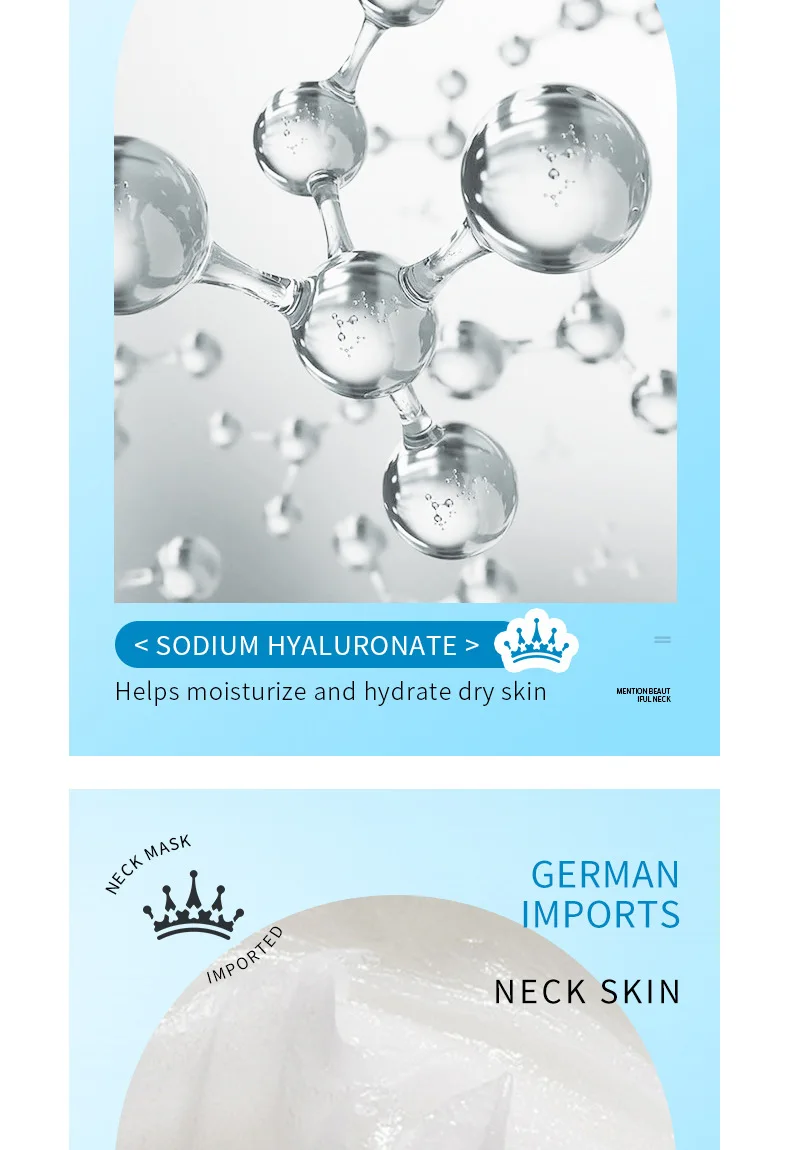 SADOER Hyaluronic Acid Neck Mask product information