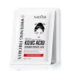 SADOER Kojic Acid Face Sheet Mask pack for skin brightening and deep hydration.