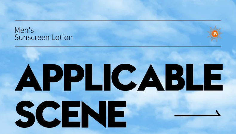 SADOER Men’s Sunscreen Lotion product information