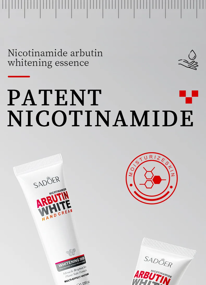 SADOER Niacinamide Arbutin Hand Cream product information