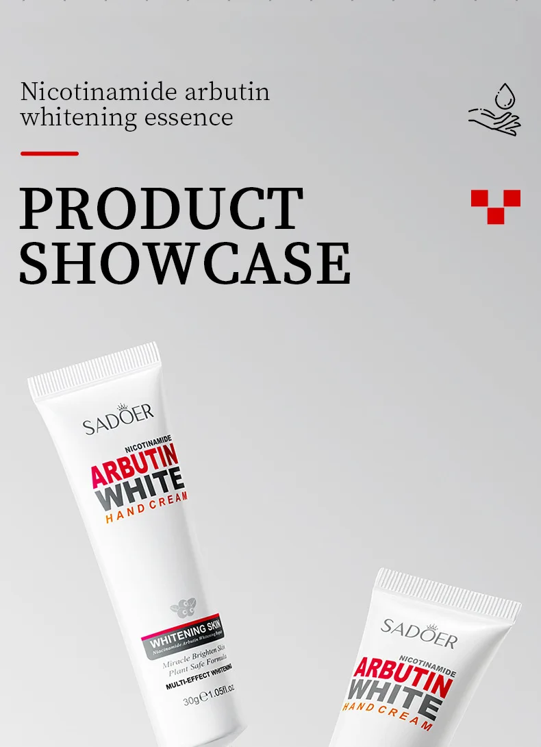 SADOER Niacinamide Arbutin Hand Cream product information