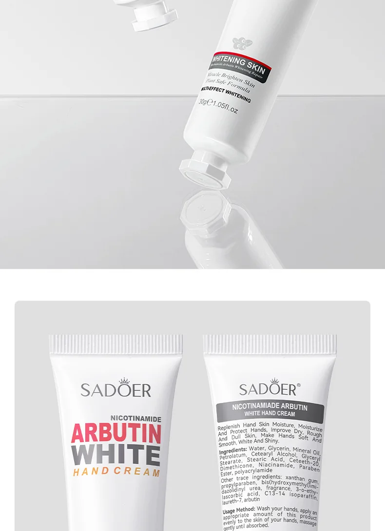 SADOER Niacinamide Arbutin Hand Cream product information