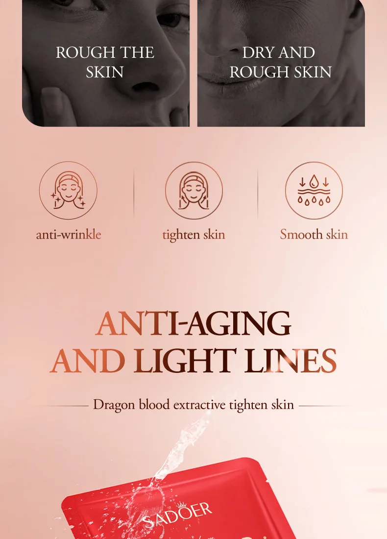 SADOER Dragon's Blood Face Sheet Mask product information