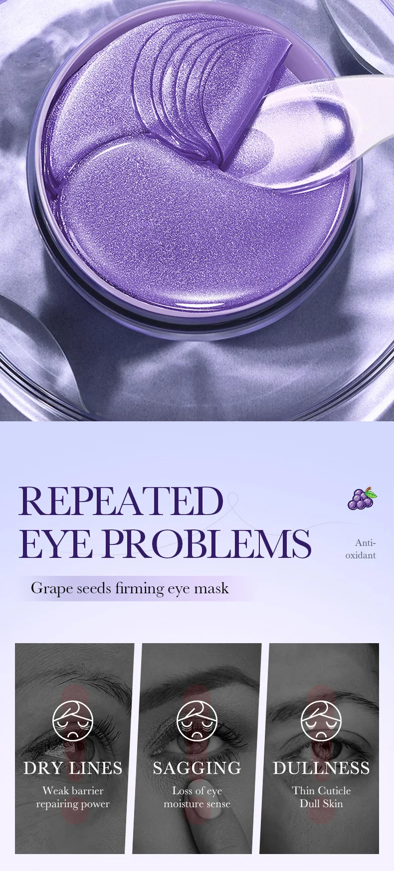 SADOER Grape Seed Eye Mask Patches product information