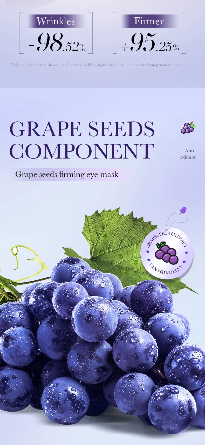 SADOER Grape Seed Eye Mask Patches product information