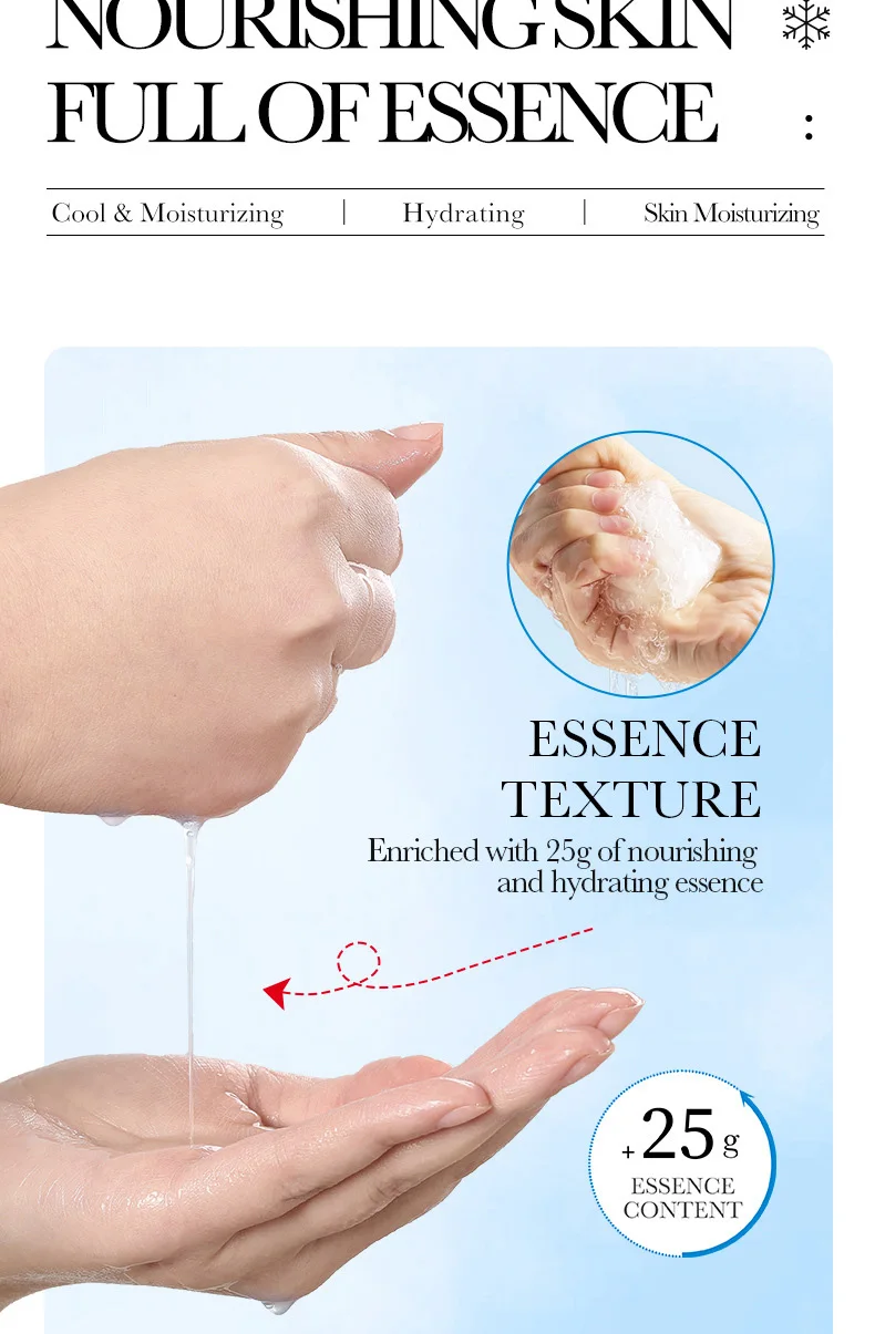 SADOER Ice Face Sheet Mask, 5-Piece Set product information