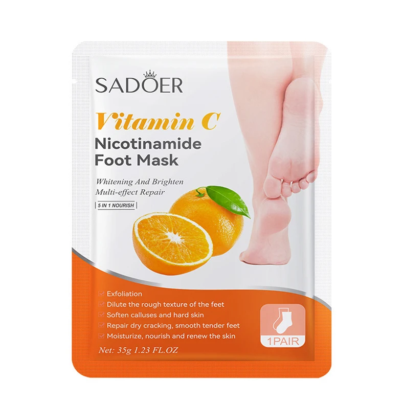 SADOER Nicotinamide Fruit Foot Mask set of 6 product information