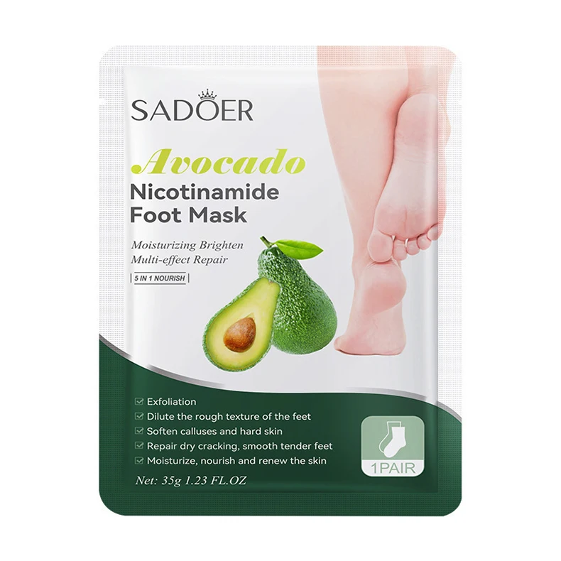 SADOER Nicotinamide Fruit Foot Mask set of 6 product information