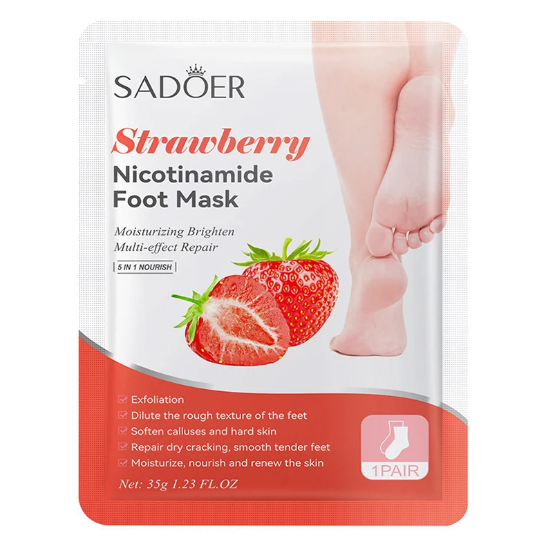SADOER Nicotinamide Fruit Foot Mask set of 6 product information