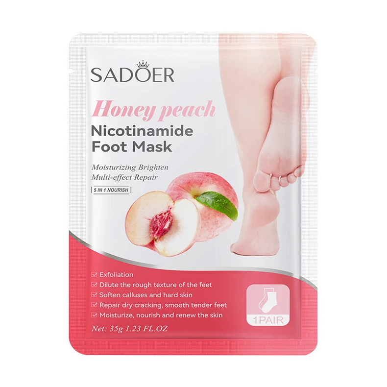 SADOER Nicotinamide Fruit Foot Mask set of 6 product information