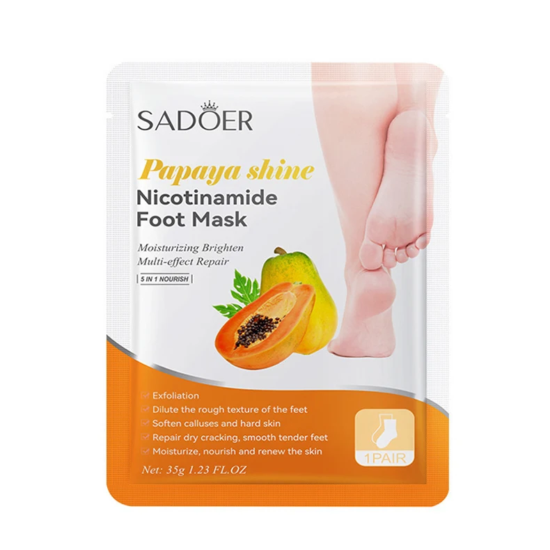 SADOER Nicotinamide Fruit Foot Mask set of 6 product information