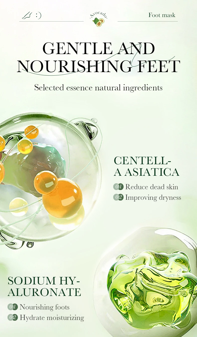 SADOER Nicotinamide Fruit Foot Mask set of 6 product information