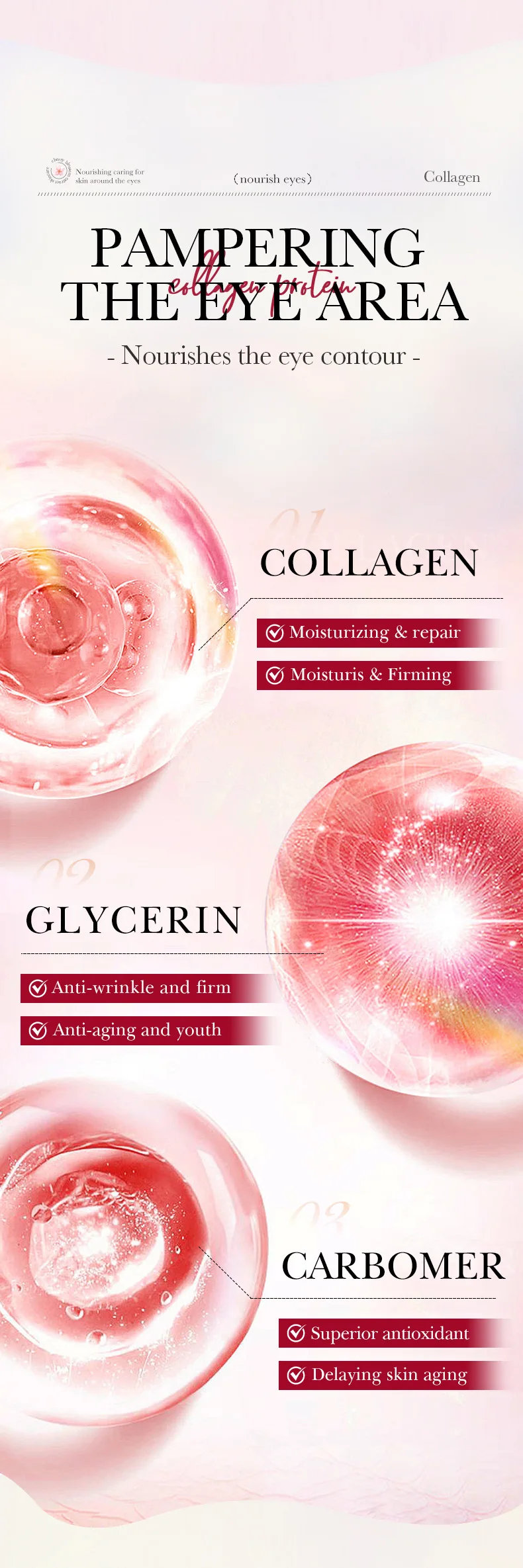 SADOER Sakura Collagen Eye Cream product information