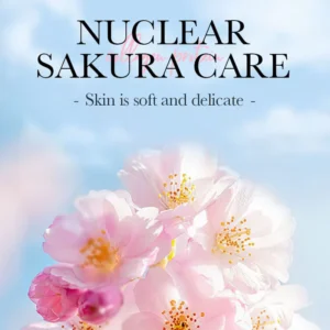 SADOER Sakura Collagen Hand Cream banner featuring blooming pink sakura flowers for soft, delicate skin.