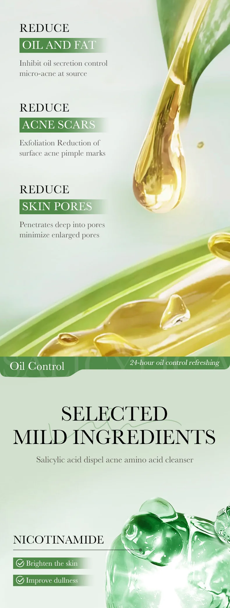 SADOER Salicylic Acid Facial Cleanser product information