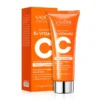 SADOER Vitamin C Facial Cleanser orange tube and box for skin brightening and oil control.