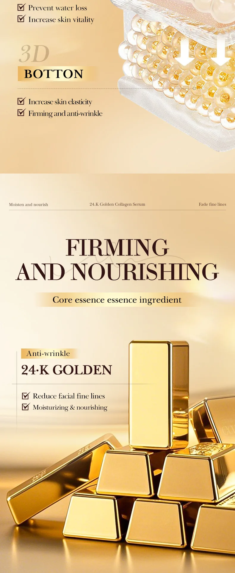 SADOER 24K Golden Collagen Serum product information