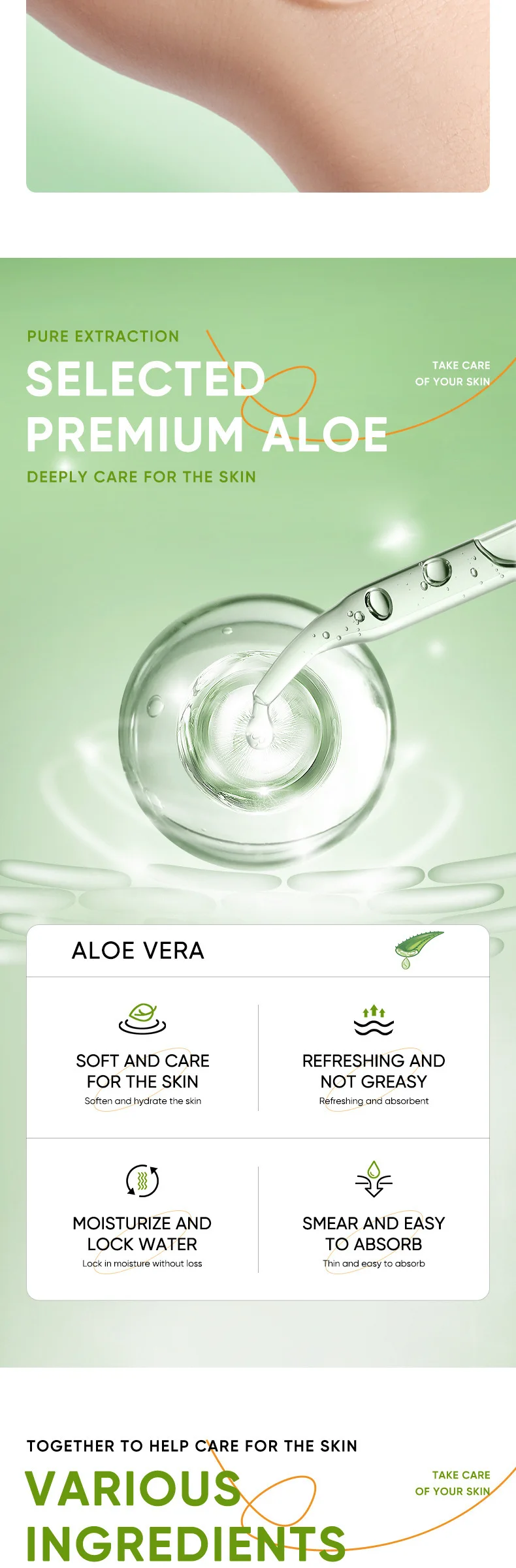 SADOER Aloe Vera Good Night Sleeping Face Mask product information