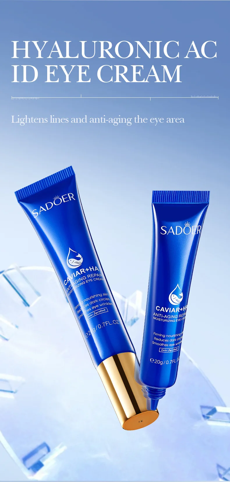 SADOER Caviar Hyaluronic Acid Eye Cream product information