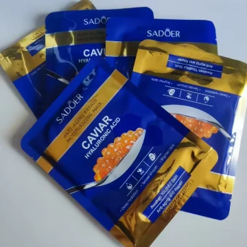 SADOER Caviar Hyaluronic Acid Face Sheet Mask review
