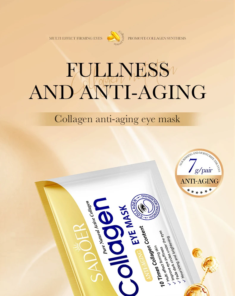 SADOER Collagen Eye Mask Patches product information