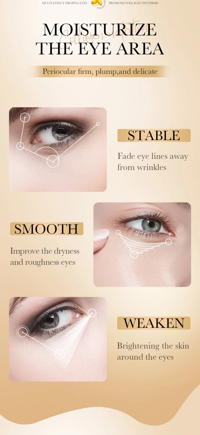 SADOER Collagen Eye Mask Patches product information