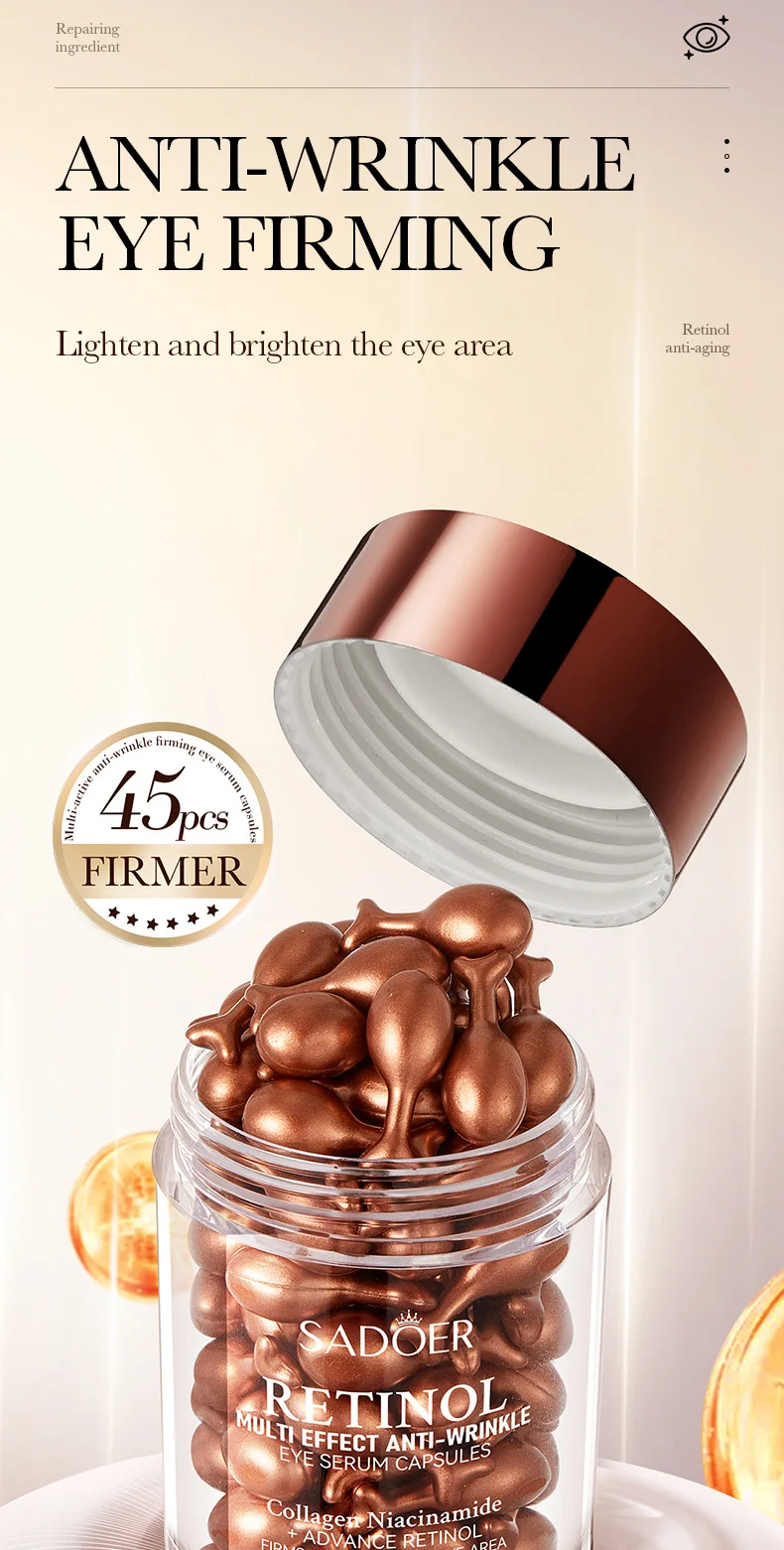 SADOER Retinol Eye Serum Capsules product information