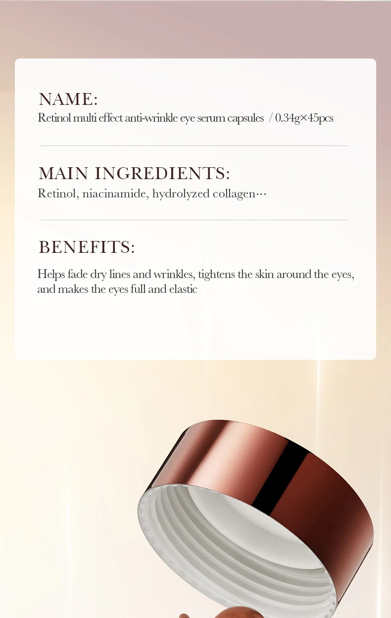 SADOER Retinol Eye Serum Capsules product information