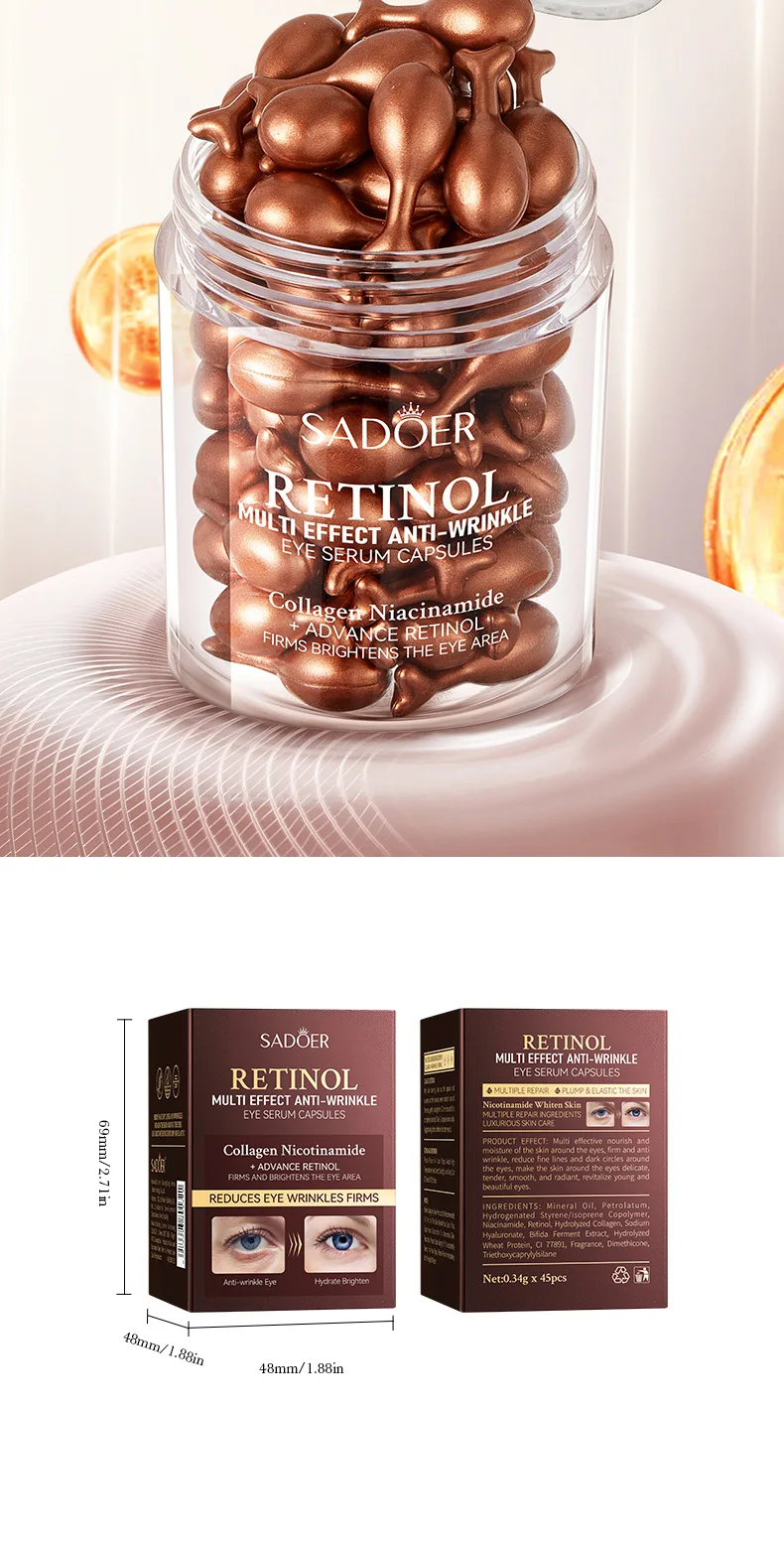 SADOER Retinol Eye Serum Capsules product information