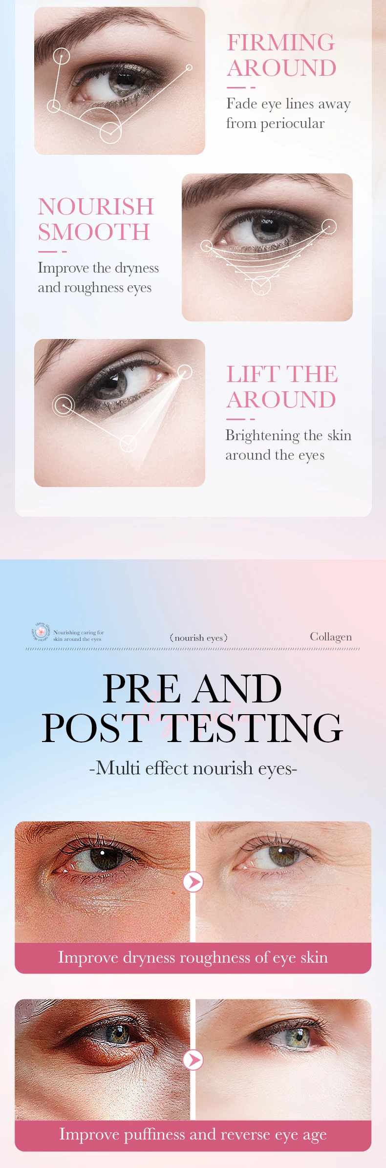 SADOER Sakura Collagen Eye Cream product information