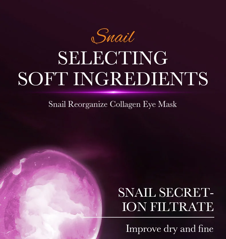 SADOER Snail Collagen Eye Mask Patches product information