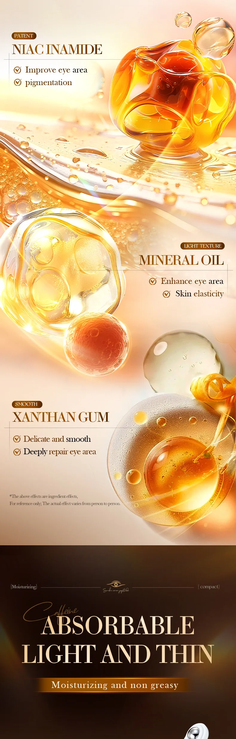 SADOER Snake Venom Peptide Eye Cream product information