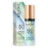 SADOER SPF 50 Sunscreen Isolation Cream bottle and box featuring tri-colour tone-correcting pearls.
