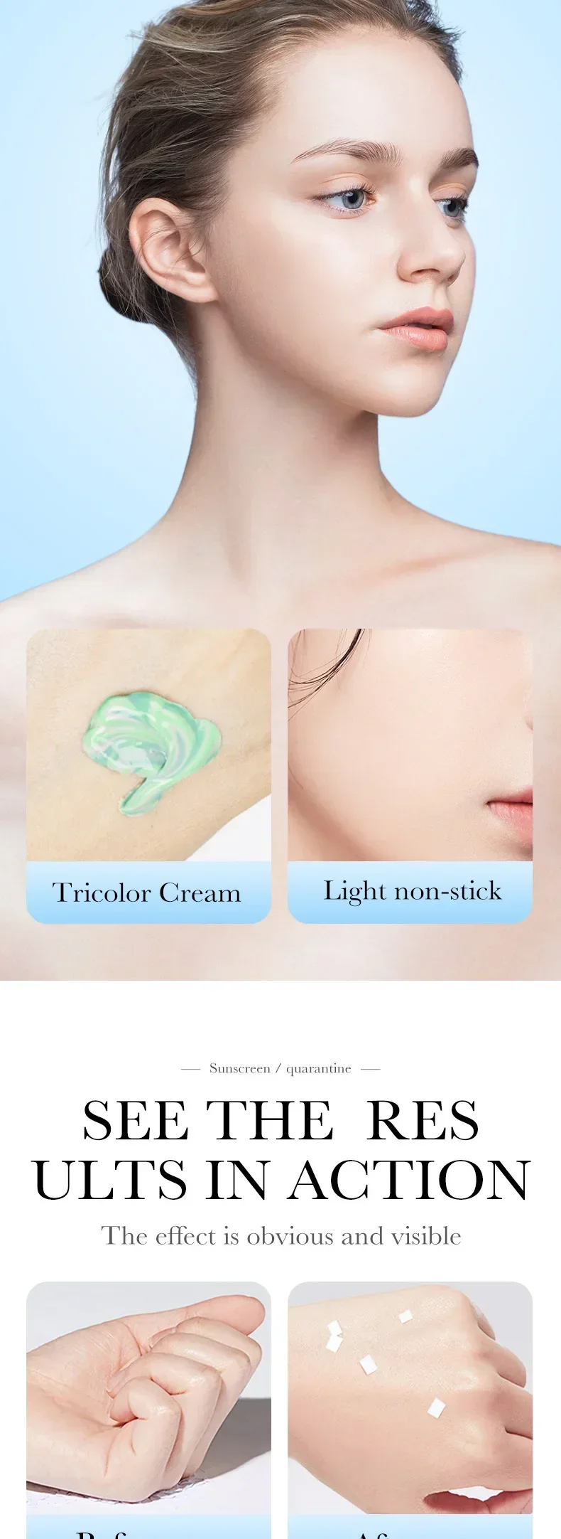 SADOER SPF 50 PA+++ Sunscreen Isolation Cream product information