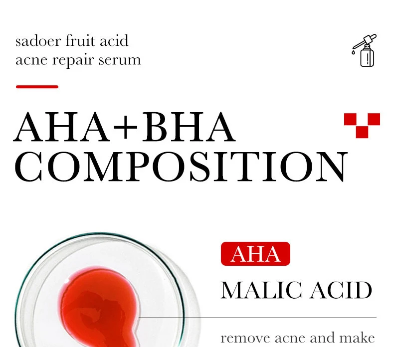 SADOER AHA Fruit Acid Face Serum product information