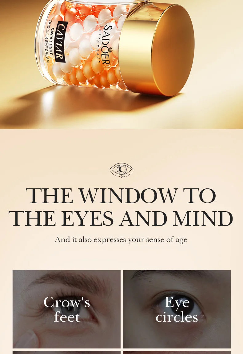 SADOER Caviar Tricolor Eye Cream product information